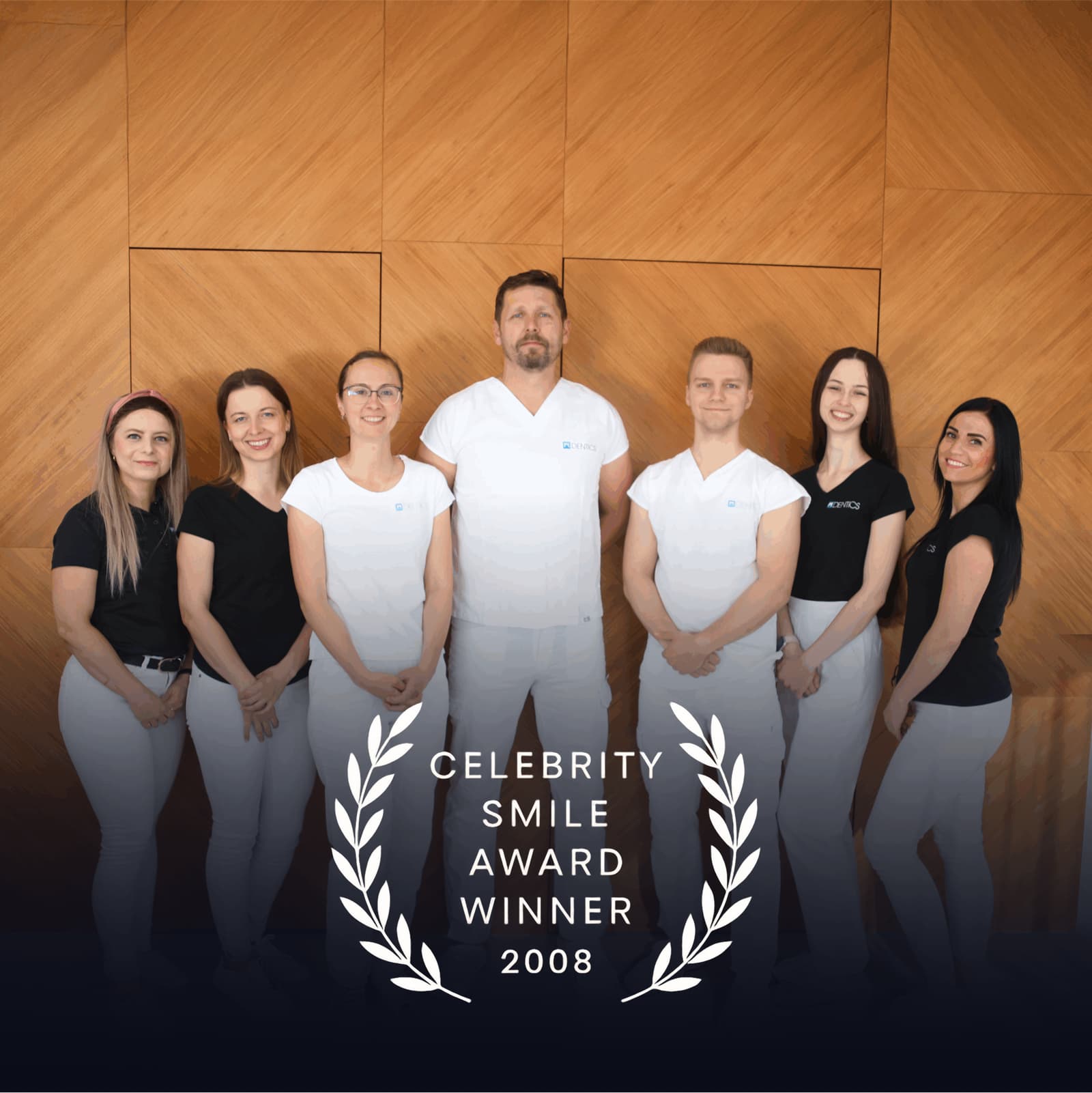 Tým DENTICS – Celebrity Smile Award Winner 2008